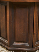 Load image into Gallery viewer, 1970’s Round End Table with Storage
