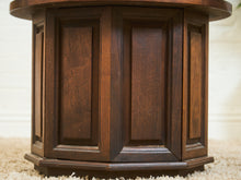 Load image into Gallery viewer, 1970’s Round End Table with Storage
