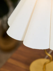 Squiggly Gold Lamp