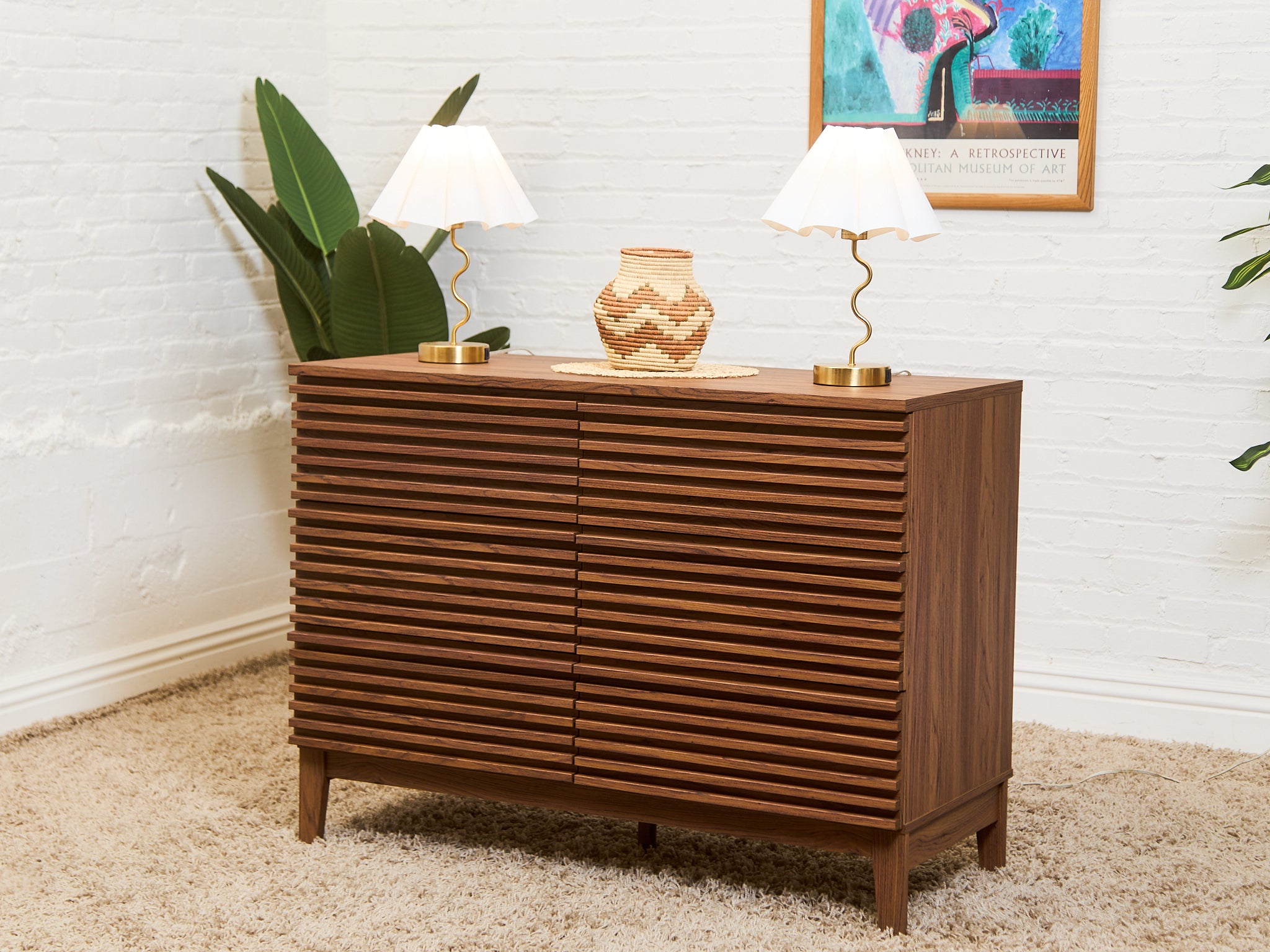 Slat Drawer Compact Slat 6 Drawer Dresser – Sunbeam Vintage