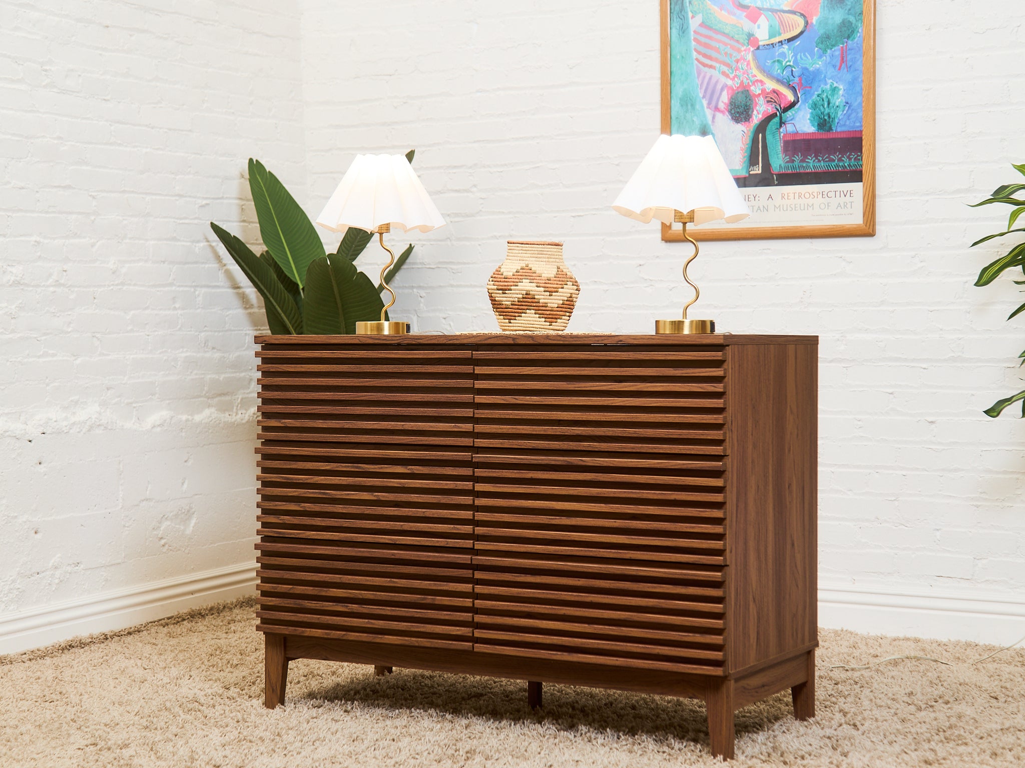 Slat Drawer Compact Slat 6 Drawer Dresser – Sunbeam Vintage