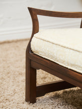 Load image into Gallery viewer, Mid-Century Walnut Lounge Chair with Asian-Inspired Arms Craftsmen

