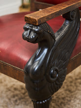 Load image into Gallery viewer, Antique Lion Empire Armchair
