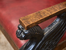 Load image into Gallery viewer, Antique Lion Empire Armchair
