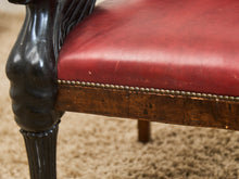 Load image into Gallery viewer, Antique Lion Empire Armchair
