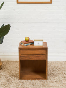 Mid Century One Drawer Nightstand