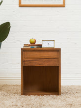 Load image into Gallery viewer, Mid Century One Drawer Nightstand
