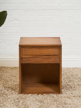 Load image into Gallery viewer, Mid Century One Drawer Nightstand
