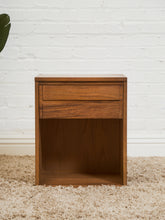 Load image into Gallery viewer, Mid Century One Drawer Nightstand
