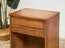Load image into Gallery viewer, Mid Century One Drawer Nightstand
