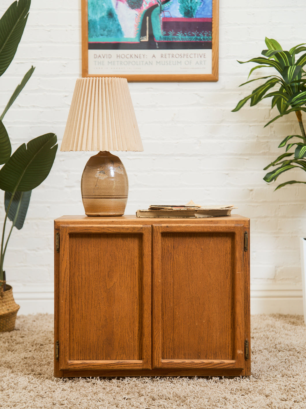 Teak 2 Door Cabinet