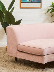 Pink Corner Sofa