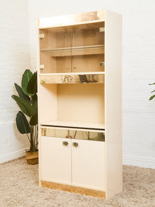 White Post Modern Shelf