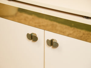 White Post Modern Shelf
