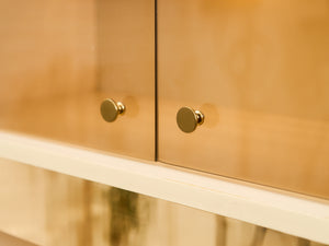White Post Modern Shelf