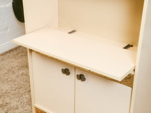 White Post Modern Shelf