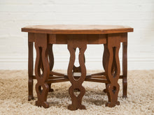 Load image into Gallery viewer, Sunburst Octagon Side Table with Sculpted Legs
