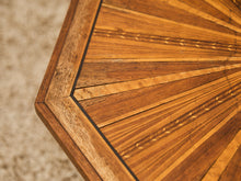 Load image into Gallery viewer, Sunburst Octagon Side Table with Sculpted Legs

