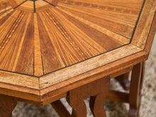 Load image into Gallery viewer, Sunburst Octagon Side Table with Sculpted Legs
