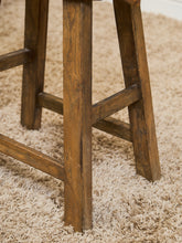 Load image into Gallery viewer, Fish Carved Wood Stool
