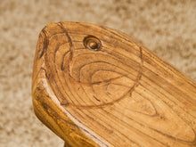 Load image into Gallery viewer, Fish Carved Wood Stool
