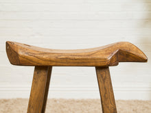 Load image into Gallery viewer, Fish Carved Wood Stool
