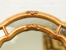 Load image into Gallery viewer, Gilt Arch Mirror with Scalloped Silhouette
