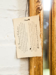 Gilt Arch Mirror with Scalloped Silhouette