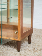 Load image into Gallery viewer, Gold and Wood Display Case
