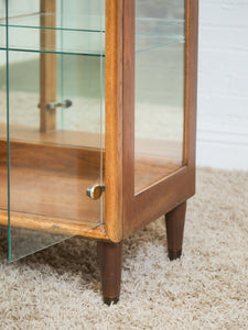 Gold and Wood Display Case