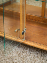 Load image into Gallery viewer, Gold and Wood Display Case
