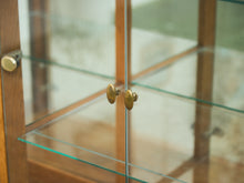 Load image into Gallery viewer, Gold and Wood Display Case
