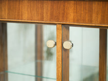Load image into Gallery viewer, Gold and Wood Display Case
