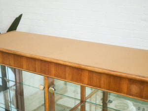 Gold and Wood Display Case