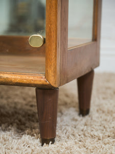 Gold and Wood Display Case