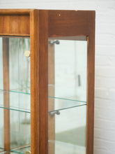 Load image into Gallery viewer, Gold and Wood Display Case
