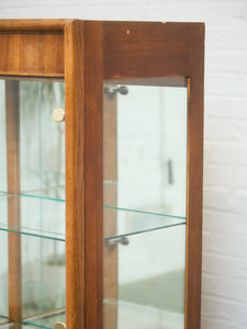 Gold and Wood Display Case