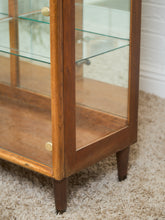Load image into Gallery viewer, Gold and Wood Display Case

