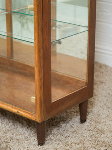 Gold and Wood Display Case
