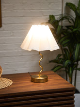 Load image into Gallery viewer, Squiggly Gold Lamp
