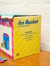 Load image into Gallery viewer, Fun post modern plastic Ice bucket with covers and straws for cups
