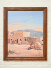 Load image into Gallery viewer, Adobe Village Life Southwest Desert Scene
