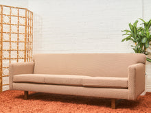 Load image into Gallery viewer, Houndstooth Amber 1960’s Handsome Sofa
