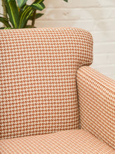 Load image into Gallery viewer, Houndstooth Amber 1960’s Handsome Sofa
