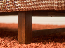 Load image into Gallery viewer, Houndstooth Amber 1960’s Handsome Sofa
