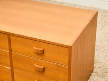 Load image into Gallery viewer, Teak 6 drawer Lowboy Credenza
