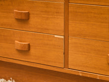 Load image into Gallery viewer, Teak 6 drawer Lowboy Credenza
