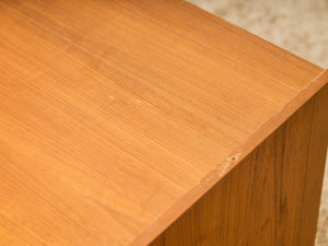 Teak 6 drawer Lowboy Credenza