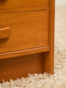 Teak 6 drawer Lowboy Credenza