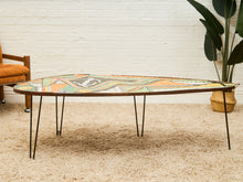 Load image into Gallery viewer, Italian Art 1960’s Tile Amoebic Coffee Table
